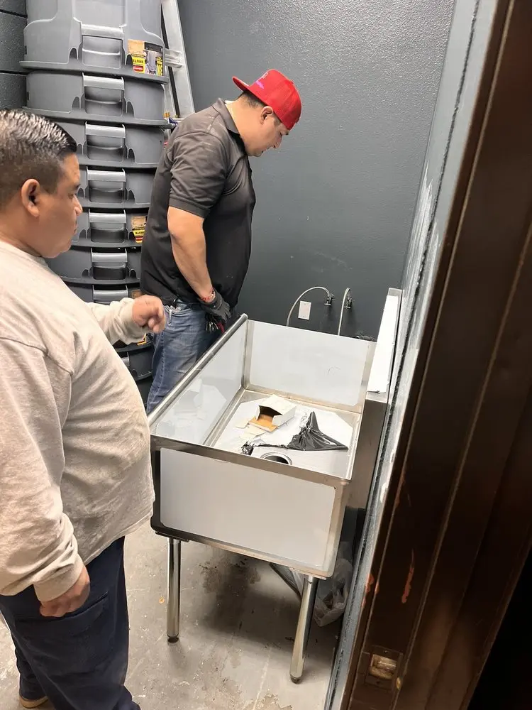 Commercial plumbing and sink installation in St. Peters